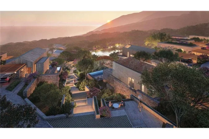 Dhermi - Palase, shitet apartament 1+1 Kati 1, 93 m² (Green Coast Village, Dhërmi.)