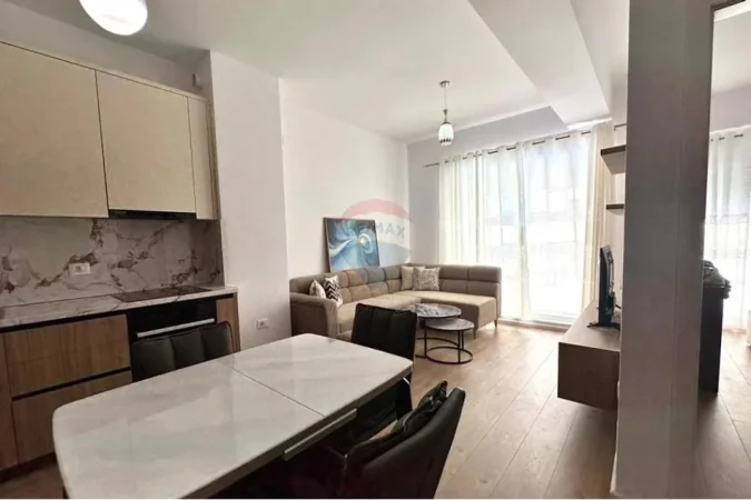 Tirane, jepet me qera apartament 1+1+Ballkon , 60 m² 450 € (Ali Demi)