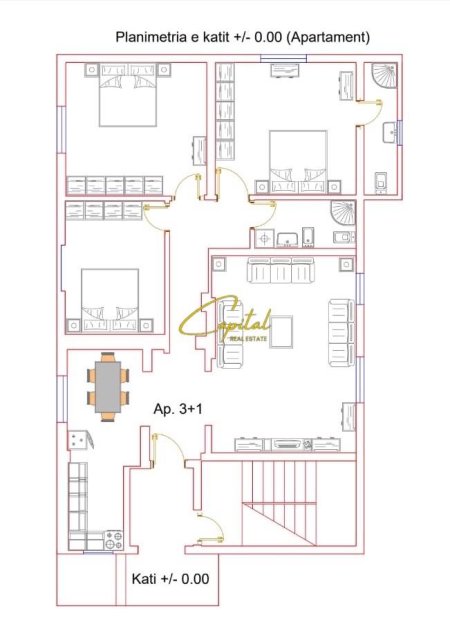 Tirane, shitet Vile 3 Katshe Kati 3, 620 m² (BATHORE)