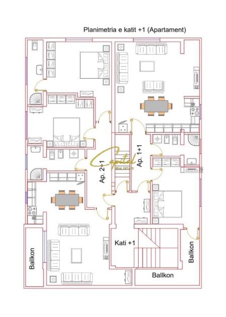 Tirane, shitet Vile 3 Katshe Kati 3, 620 m² (BATHORE)