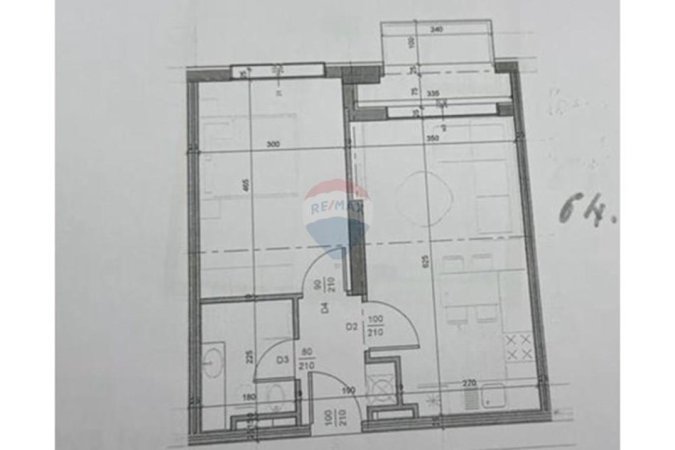 Tirane, shitet apartament 1+1 , 64 m² 73.000 € (Fusha Aviacionit)