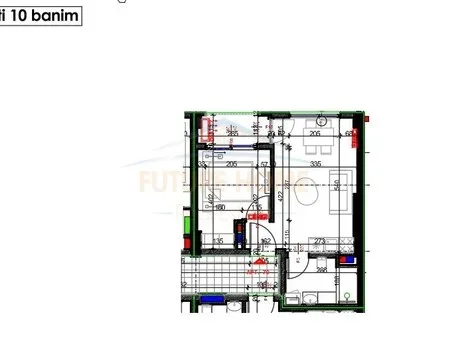 Tirane, shitet apartament 1+1 Kati 10, 53 m² 110.000 € (RRUGA E KAVAJES,AMERIKAN 3,PALLATI ME SHIGJETA)
