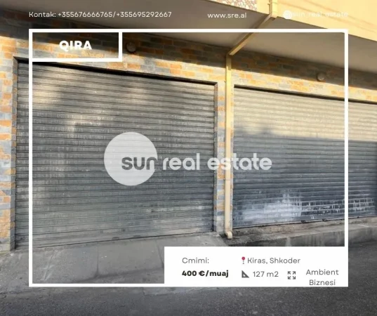 Shkoder, jepet me qera ambjent biznesi Kati 0, 121 m² 400 € (KIRAS)