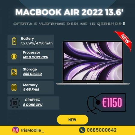 Tirane, shes Laptop MACBOOK PRO/AIR 499 Euro