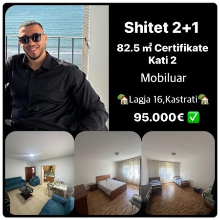 Durres, shes apartament 2+1+Ballkon Kati 2, 83 m² 95.000 € (shkolla qemal mici 0692039456)