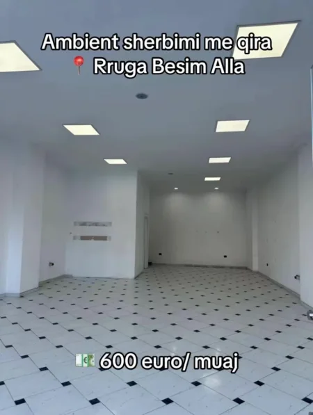 Tirane, jepet me qera ambjent biznesi , 105 m² 600 € (Rruga Besim Alla)