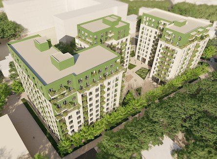 Tirane, shitet apartament 1+1 Kati 3, 70 m² (Viva Complex)