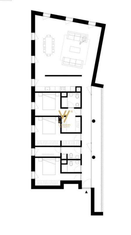 Tirane, shitet apartament 3+1+Ballkon Kati 3, 186 m² 364.000 € (LONGHILL RESIDENCE)