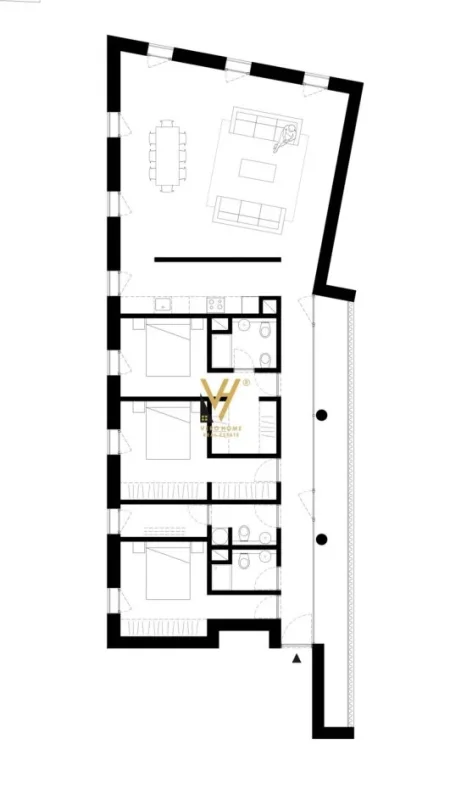 Tirane, shitet apartament 3+1+Ballkon Kati 3, 186 m² 364.000 € (LONGHILL RESIDENCE)