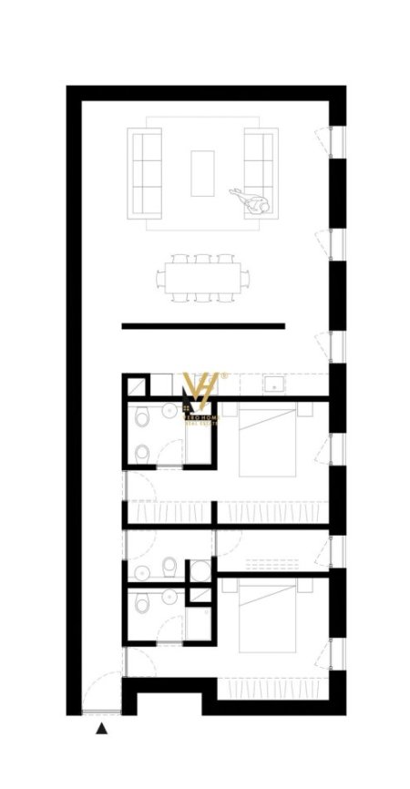 Tirane, shitet apartament 2+1+Ballkon Kati 3, 134 m² 263.000 € (LONG HILL RESIDENCE)