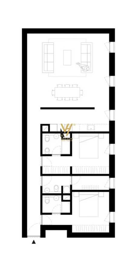 Tirane, shitet apartament 2+1+Ballkon Kati 3, 134 m² 263.000 € (LONG HILL RESIDENCE)