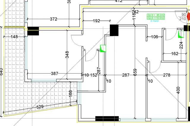 Tirane, shitet apartament 2+1+BLK Kati 5, 111 m² 188.020 Euro (Rruga e Dibres)