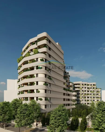 Tirane, shitet apartament 1+1 Kati 8, 66 m² (Kompleksi Aluna) 1200euro/m2