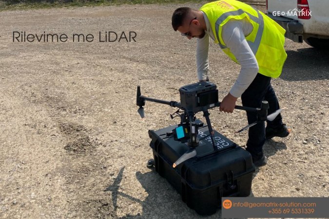 Tirane, ofroj Rilevime Topografik me Dronë dhe LiDAR – GeoMatrix Solutions
