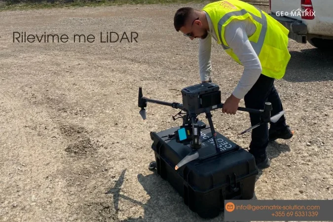 Tirane, ofroj Rilevime Topografik me Dronë dhe LiDAR – GeoMatrix Solutions