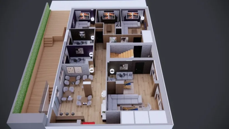 Tirane, shitet dyqan Kati 0, 237 m² 270.000 € (PAZARI I RI)