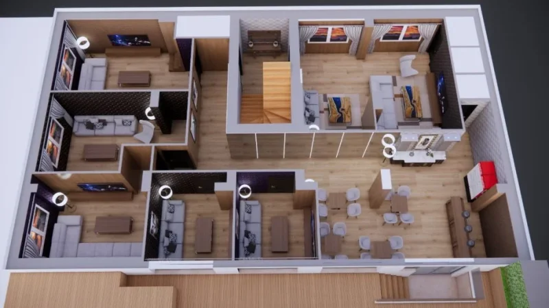 Tirane, shitet dyqan Kati 0, 237 m² 270.000 € (PAZARI I RI)