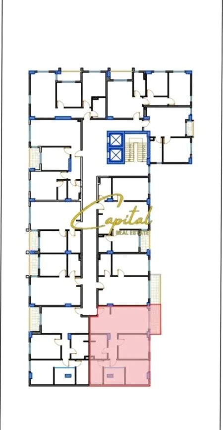 Tirane, shitet apartament 2+1 Kati 8, 106 m² 119.600 € (PASKUQAN)