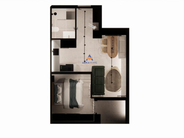 Tirane, shitet apartament 1+1+Ballkon Kati 1, 60 m² 115.000 € (LAPRAK, RRUGA DRITAN HOXHA)