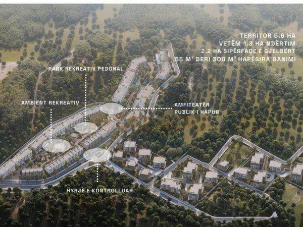 Tirane, shitet apartament 2+1 , 116 m² 231.000 € (Residenca Park Houses, Tiranë.)
