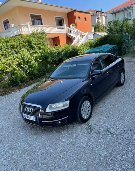 Tirane, shes makine Audi A6 Benzin+Gaz, blu e errët automatik Kondicioner 220.000 km 4.300 €