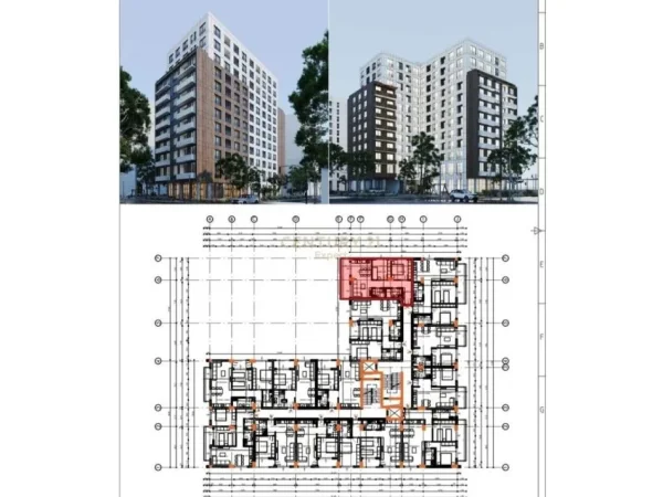 Tirane, shes apartament 2+1+Aneks+Ballkon Kati 8, 97 m² 155.600 € (Laprake)