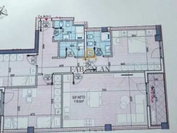 Tirane, shitet apartament 3+1+2+parkim Kati 6, 135 m² 255.000 € (Bulevardi i Ri)