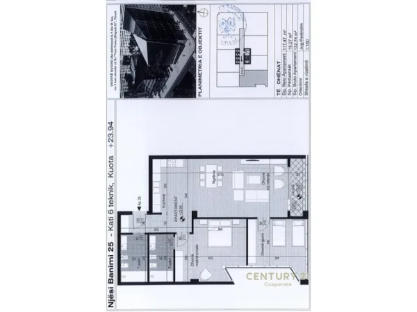 Tirane, shes apartament 2+1+Aneks+Ballkon Kati 7, 133 m² 