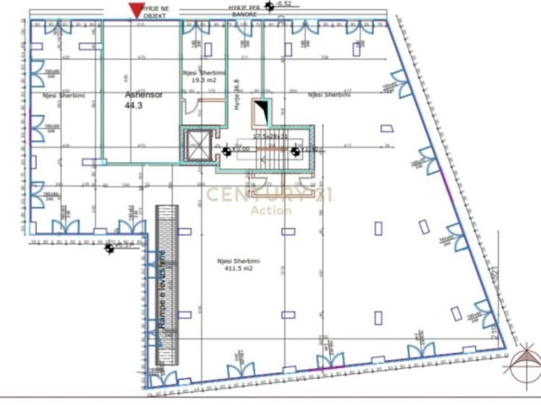 Tirane, shes ambjent biznesi , 512 m² (Bukevardi Zhan Dark)