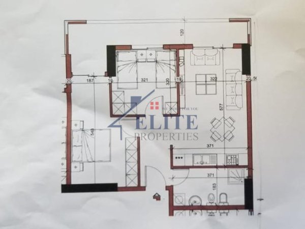 Tirane, shitet apartament 2+1+Ballkon Kati 3, 90 m² 171.000 € (Tirana Golden Park)