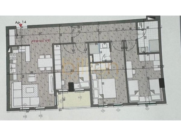 Tirane, shitet 3+1+Ballkon , 117 m² 117.000 € (Univers City)