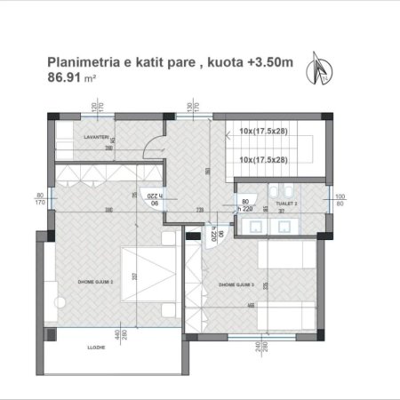 Spille, shitet Vile 3+1+Aneks+Ballkon Kati 2, 350 m²  (Spille,Kavaje)