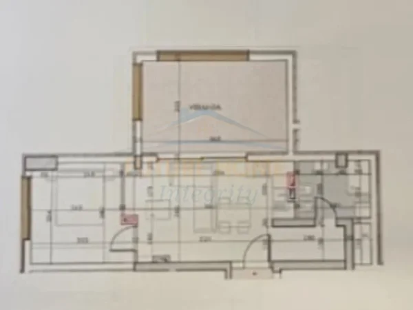 Tirane, shes apartament 1+1+Ballkon Kati 21, 72 m² 276.684 € (PAZARI I RI)
