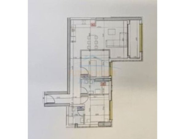 Tirane, shitet apartament 2+1+Ballkon Kati 19, 123 m² 382.633 € (PAZARI I RI)