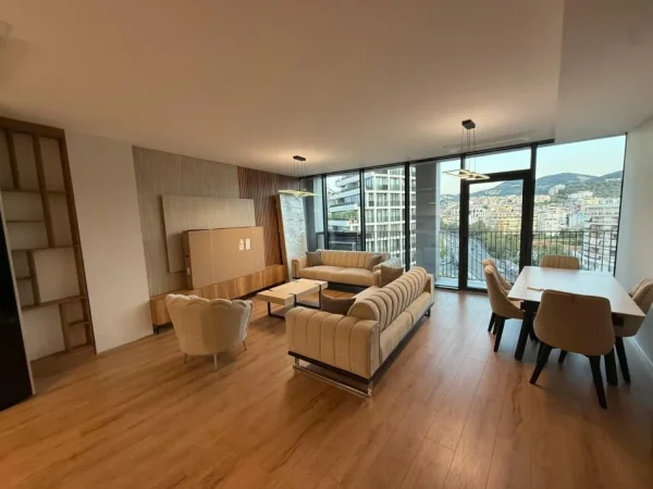 Tirane, jepet me qera apartament 2+1+Ballkon Kati 10, 128 m² 1.700 € (Lake View)