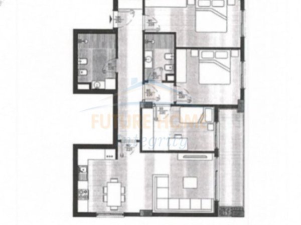Tirane, shitet apartament 3+1+2 Kati 2, 136 m² 190.148 € (Rruga 5 Maji)