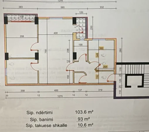 Tirane, shitet apartament 3+1 Kati 5, 103 m² 265.000 € (RR.KOSOVAREVE)