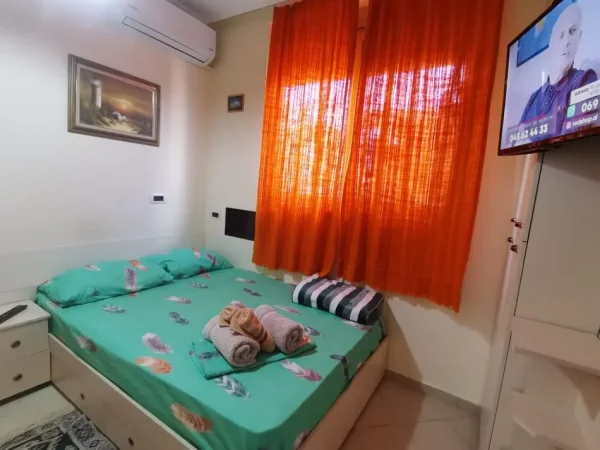 Tirane, jepet me qera apartament 1+1 Kati 2, 35 m² 370 € (stacioni i trenit)