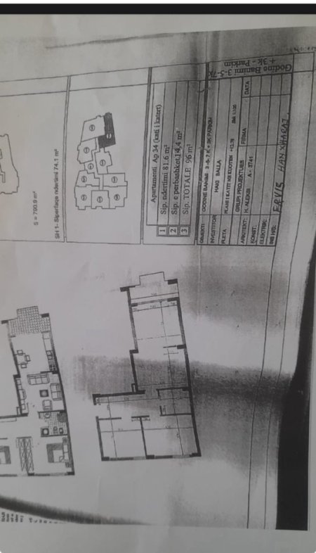 Tirane, shitet apartament 2+1 Kati 4, 96 m² 125.000 € (Rruga e dajtit)