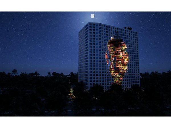 Tirane, shitet apartament 1+1 Kati 20, 87 m² 217.500 € (Bulevardi i Ri)