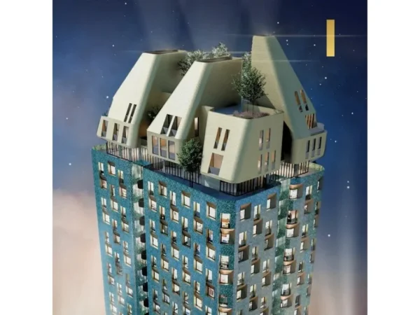 Tirane, shes apartament 1+1 Kati 7, 67 m² 219.000 € (Qender)