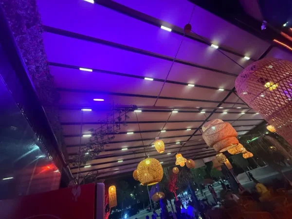 Vlore, okazion Shitet Tenda Pergola + Pedana e sapo cmontuar. Shume pak muaj e perdorur. 80m2 4.500 €