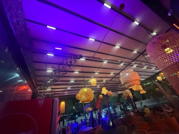 Vlore, okazion Shitet Tenda Pergola + Pedana e sapo cmontuar. Shume pak muaj e perdorur. 80m2 4.500 €