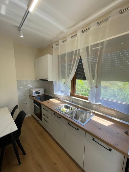 Tirane, jepet me qera apartament 1+1 Kati 1, 90 m² (Ali Demi)