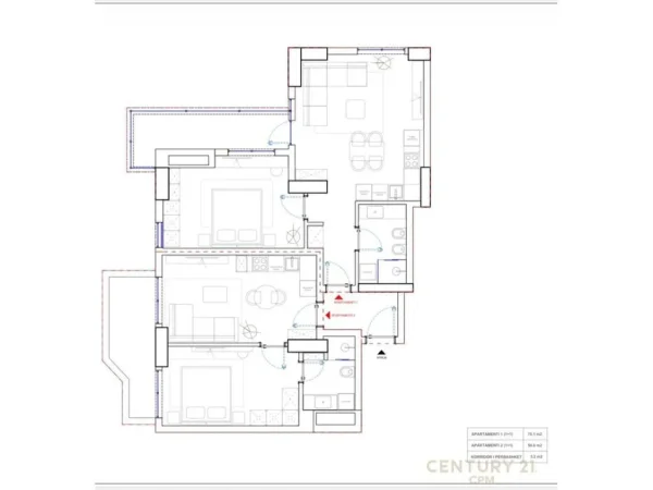 Tirane, jepet me qera apartament 1+1 Kati 10, 75 m² 750 € (Ish Ekpozita)