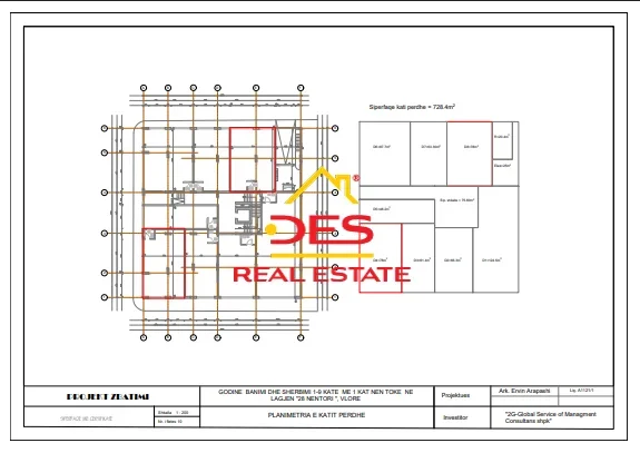 Vlore, jepet me qera ambjent biznesi Kati 0, 120 m² 1.200 € (Rruga Lef Sallata)