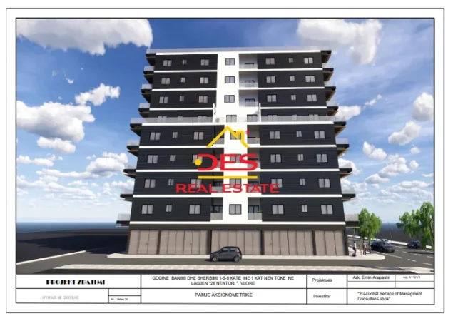 Vlore, jepet me qera ambjent biznesi Kati 0, 120 m² 1.200 € (Rruga Lef Sallata)