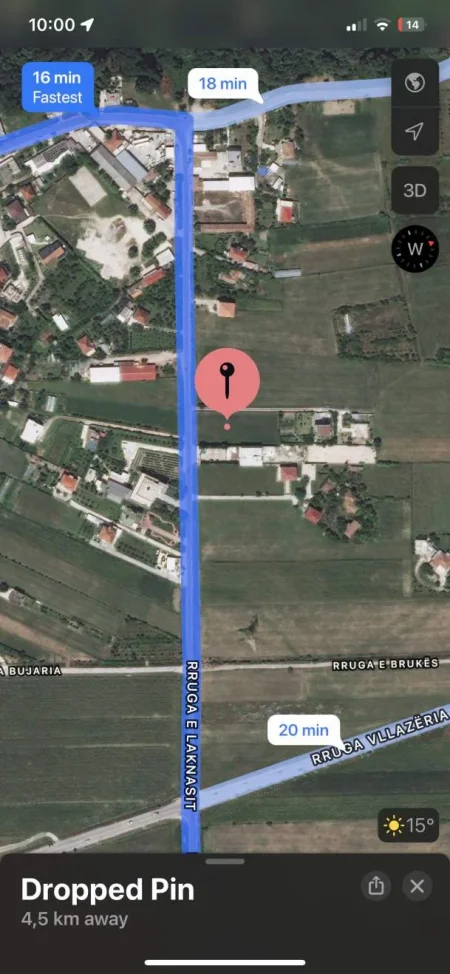 Tirane, shes truall 2.000 m² 110.000 Euro (Rruga rinasit)