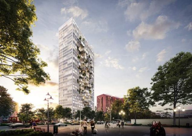 Tirane, shitet apartament 1+1 Kati 25, 138m² 595.000 Euro (“DOWNTOWN ONE”, BULEVARDI “BAJRAM CURRI”)
