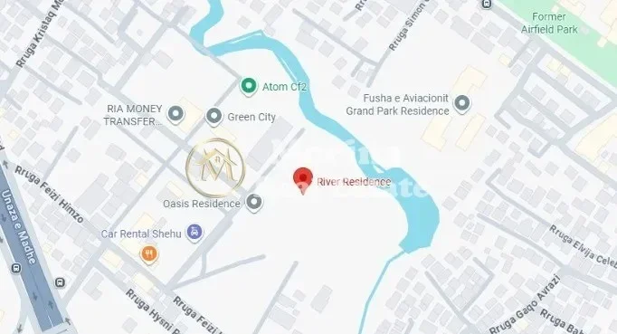 Tirane, shitet apartament 1+1 Kati 2, 85 m² 160.000 € (Riverside Residenc)